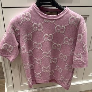 Gucci Pink wool tee
